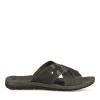 Mules NOIR Homme Motif Uni A Enfiler