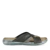 Mules NOIR Homme Motif Uni A Enfiler