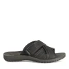 Mules NOIR Homme Motif Uni A Enfiler