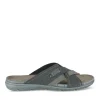 Mules NOIR Homme Motif Uni A Enfiler