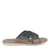 Mules NOIR Homme Motif Uni A Enfiler