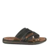Mules NOIR Homme Motif Uni A Enfiler