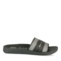 Mules NOIR Homme Motif Uni A Enfiler