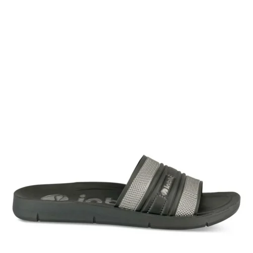 Mules NOIR Homme Motif Uni A Enfiler