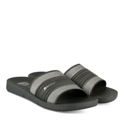 Mules NOIR Homme Motif Uni A Enfiler