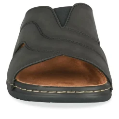 Mules NOIR Homme Motif Uni A Enfiler