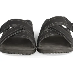Mules NOIR Homme Motif Uni A Enfiler