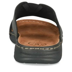 Mules NOIR Homme Motif Uni A Enfiler