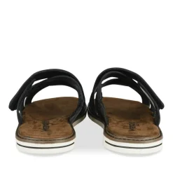 Mules NOIR Homme Motif Uni A Enfiler