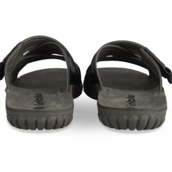 Mules NOIR Homme Motif Uni A Enfiler