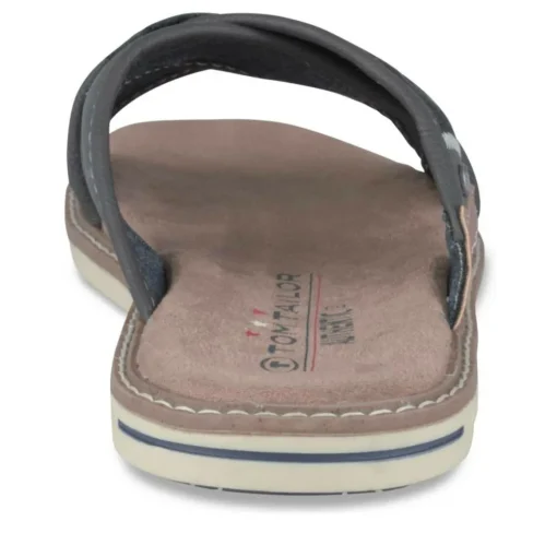 Mules NOIR Homme Motif Uni A Enfiler
