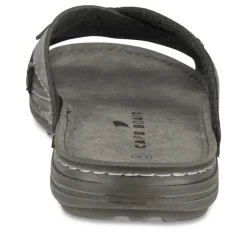 Mules NOIR Homme Motif Uni A Enfiler