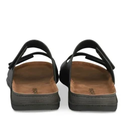 Mules NOIR Homme Motif Uni A Enfiler