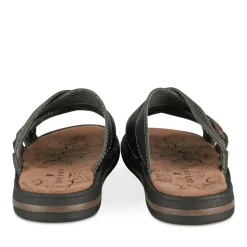 Mules NOIR Homme Motif Uni A Enfiler