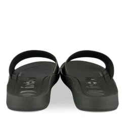 Mules NOIR Homme Motif Uni A Enfiler
