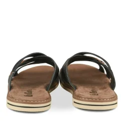 Mules NOIR Homme Motif Uni A Enfiler