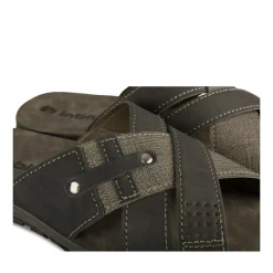 Mules NOIR Homme Motif Uni A Enfiler