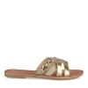 Mules OR Femme Motif Paillettes A Enfiler