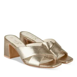 Mules OR Femme Motif Paillettes A Enfiler
