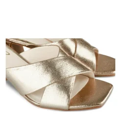 Mules OR Femme Motif Paillettes A Enfiler