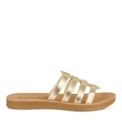 Mules OR Femme Motif Uni A Enfiler