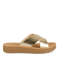 Mules OR Femme Motif Uni A Enfiler