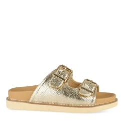 Mules OR Femme Motif Uni A Enfiler