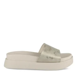 Mules OR Femme Motif Uni A Enfiler