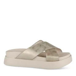 Mules OR Femme Motif Uni A Enfiler