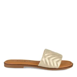 Mules OR Femme Motif Uni A Enfiler