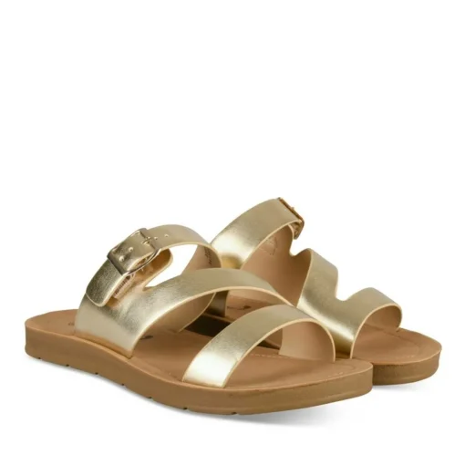 Mules OR Femme Motif Uni A Enfiler