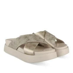 Mules OR Femme Motif Uni A Enfiler