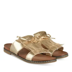 Mules OR Femme Motif Uni A Enfiler