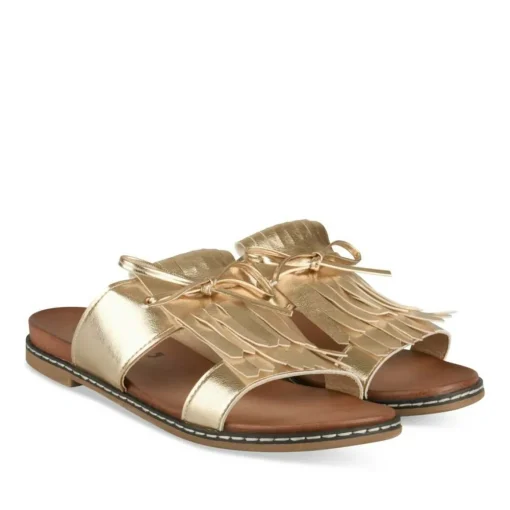 Mules OR Femme Motif Uni A Enfiler