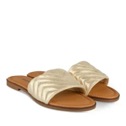 Mules OR Femme Motif Uni A Enfiler
