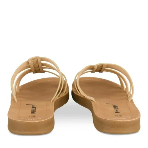 Mules OR Femme Motif Uni A Enfiler
