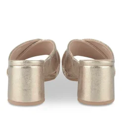 Mules OR Femme Motif Uni A Enfiler