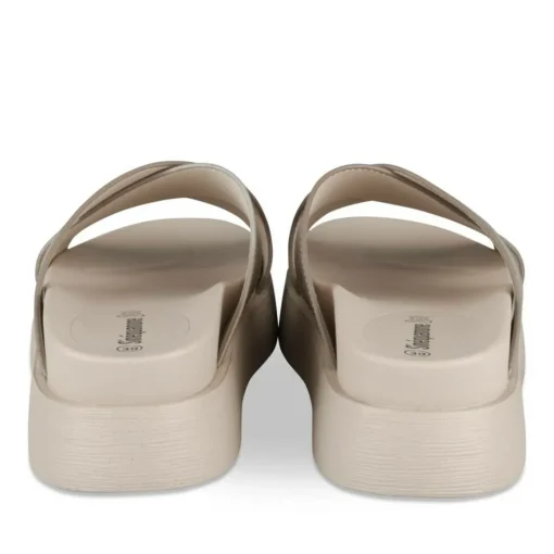 Mules OR Femme Motif Uni A Enfiler