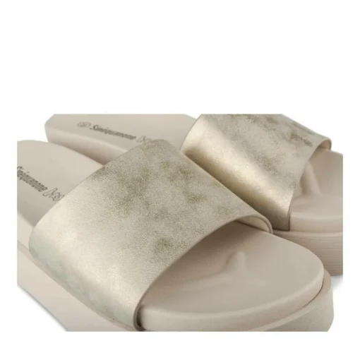 Mules OR Femme Motif Uni A Enfiler