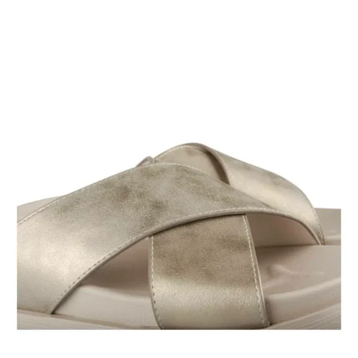Mules OR Femme Motif Uni A Enfiler