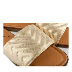 Mules OR Femme Motif Uni A Enfiler