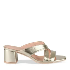 Mules OR Femme Motif Vernis A Enfiler