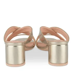 Mules OR Femme Motif Vernis A Enfiler