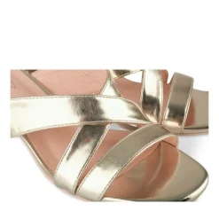 Mules OR Femme Motif Vernis A Enfiler