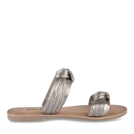 Mules PEWTER Femme Motif Paillettes A Enfiler