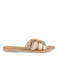 Mules ROSE Femme Motif Uni A Enfiler