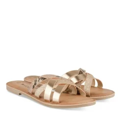 Mules ROSE Femme Motif Uni A Enfiler