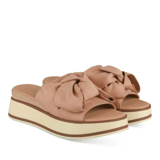 Mules ROSE Femme Motif Uni A Enfiler