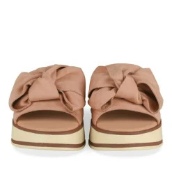 Mules ROSE Femme Motif Uni A Enfiler