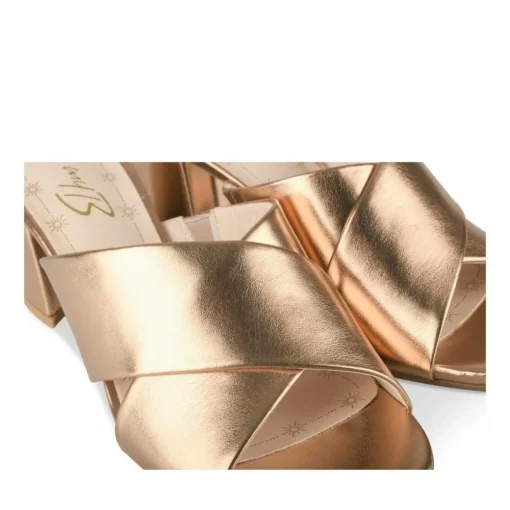 Mules ROSE Femme Motif Uni A Enfiler